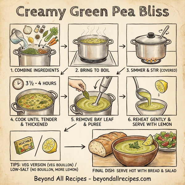 Creamy Green Pea Bliss instructions