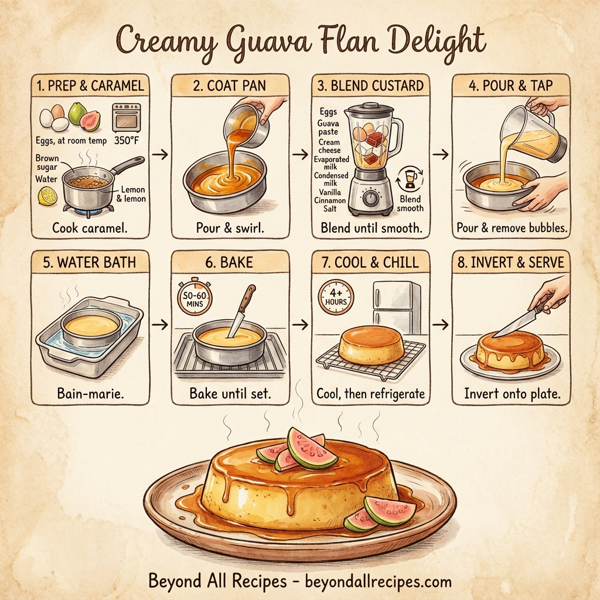 Creamy Guava Flan Delight instructions