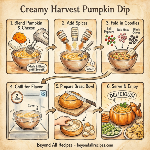 Creamy Harvest Pumpkin Dip instructions