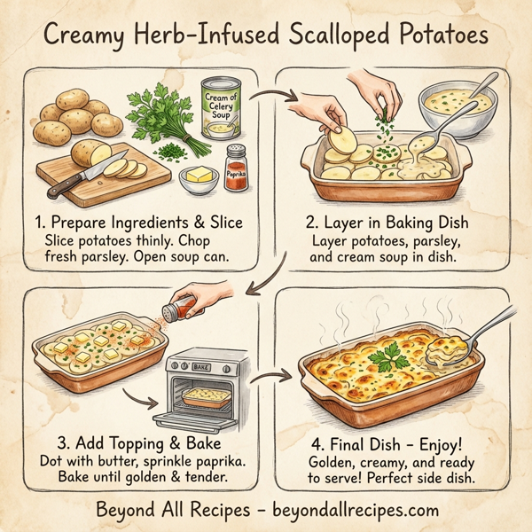 Creamy Herb-Infused Scalloped Potatoes instructions