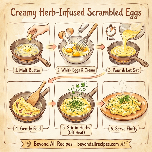 Creamy Herb-Infused Scrambled Eggs instructions