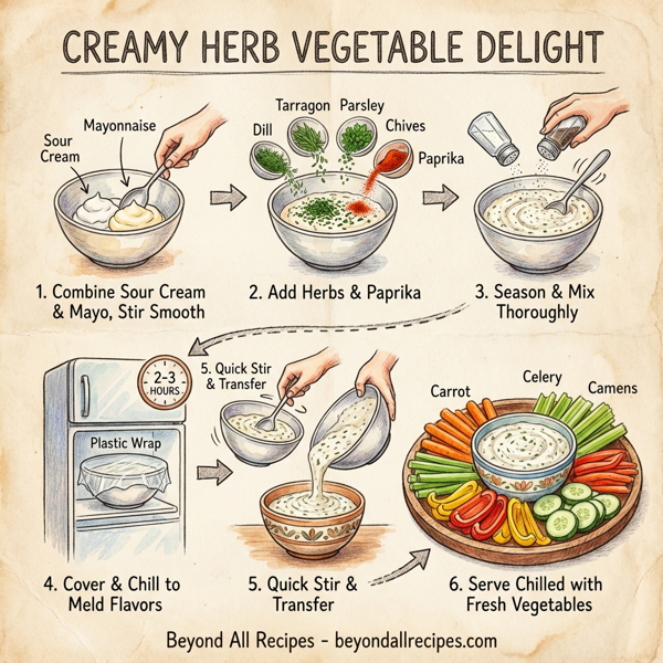 Creamy Herb Vegetable Delight instructions