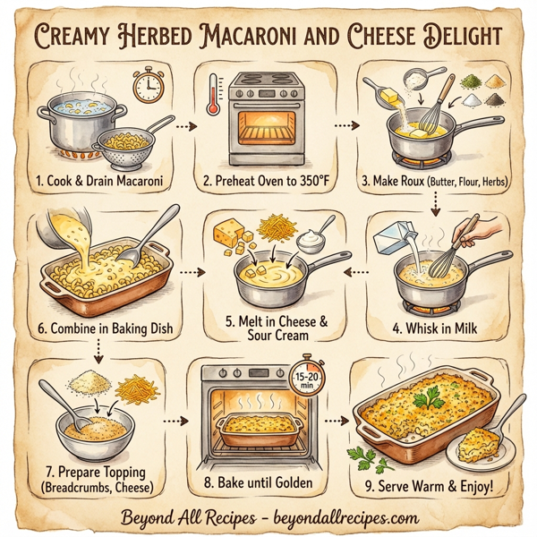 Creamy Herbed Macaroni and Cheese Delight instructions