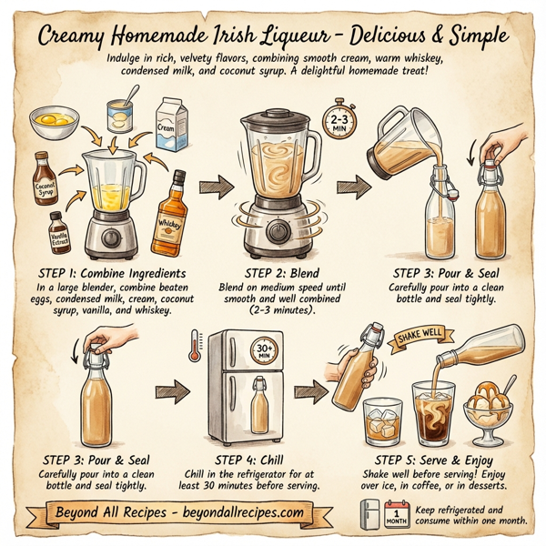 Creamy Homemade Irish Liqueur instructions