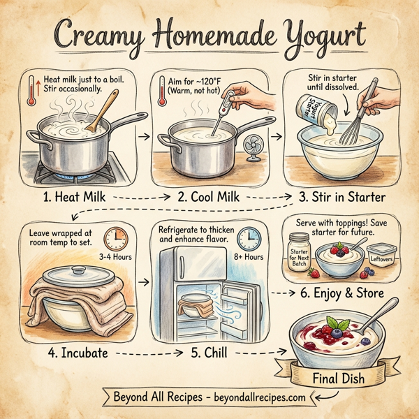Creamy Homemade Yogurt instructions