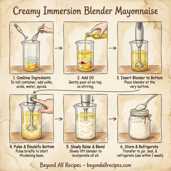 Creamy Immersion Blender Mayonnaise instructions