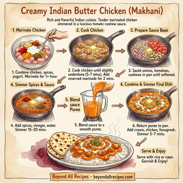 Creamy Indian Butter Chicken (Makhani) instructions