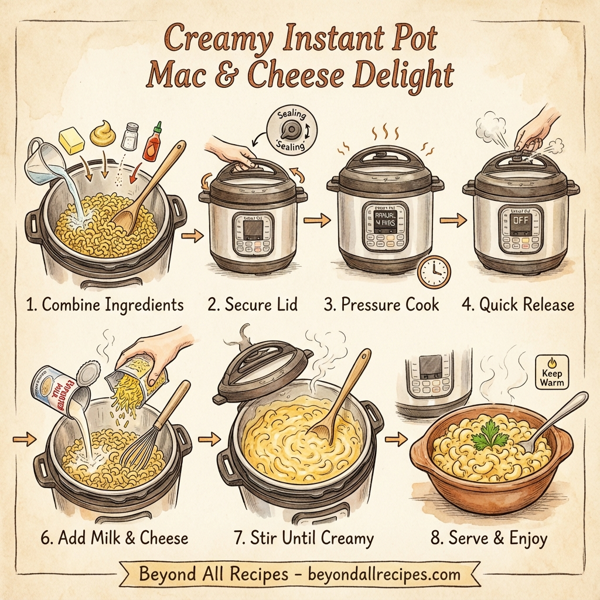 Creamy Instant Pot Mac & Cheese Delight instructions