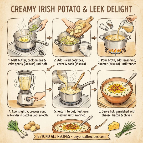 Creamy Irish Potato & Leek Delight instructions