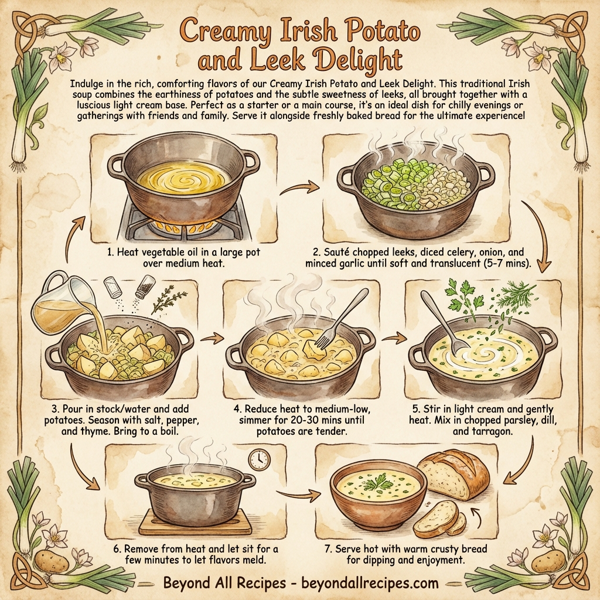 Creamy Irish Potato and Leek Delight instructions