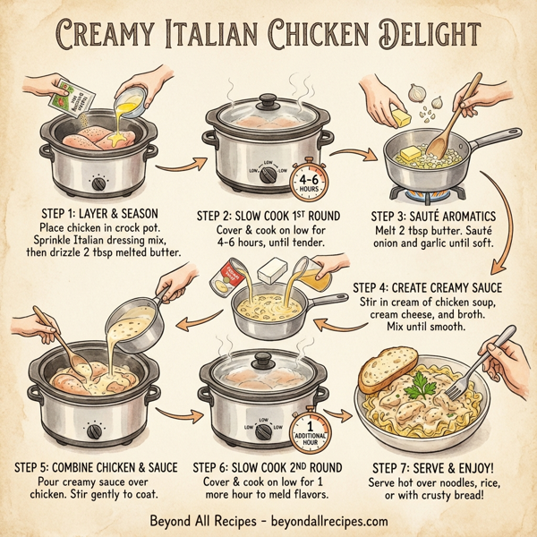 Creamy Italian Chicken Delight instructions