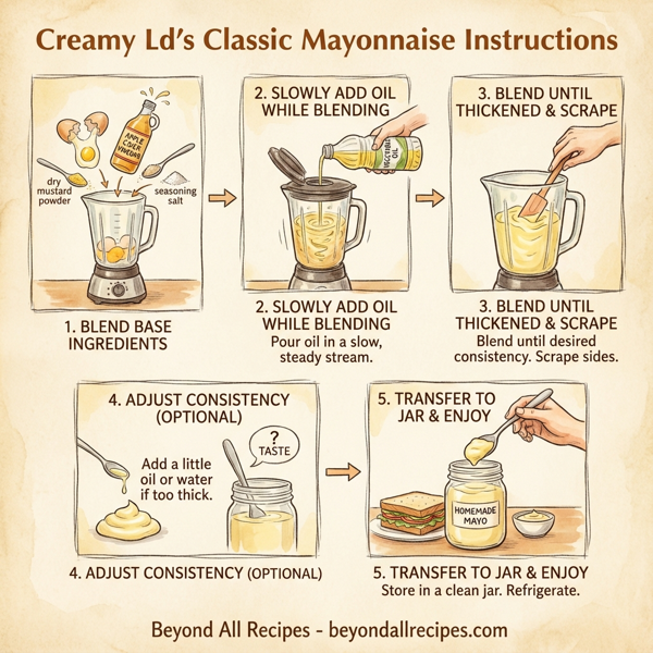 Creamy Ld's Classic Mayonnaise instructions