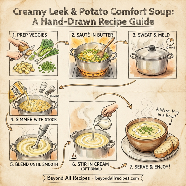 Creamy Leek & Potato Comfort Soup instructions