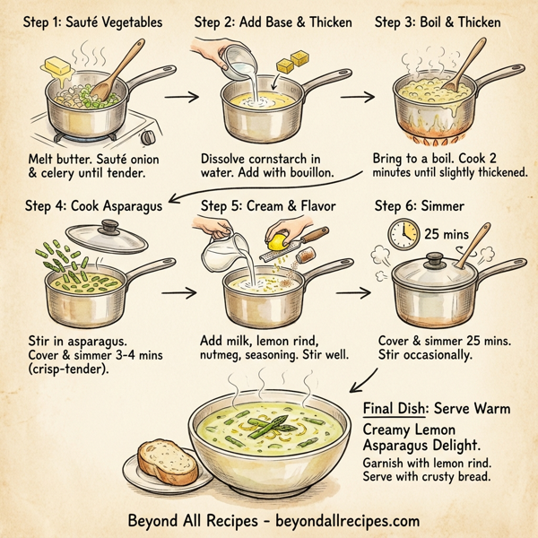 Creamy Lemon Asparagus Delight instructions