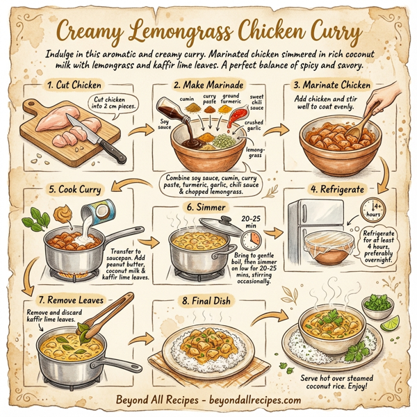 Creamy Lemongrass Chicken Curry instructions