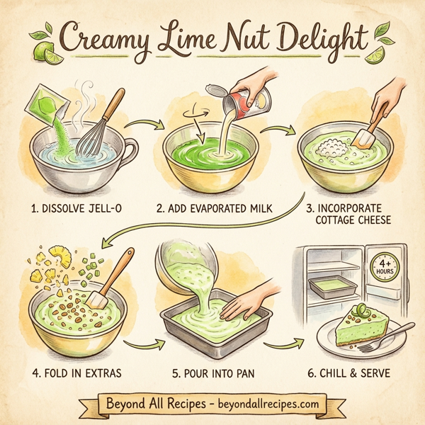 Creamy Lime Nut Delight instructions