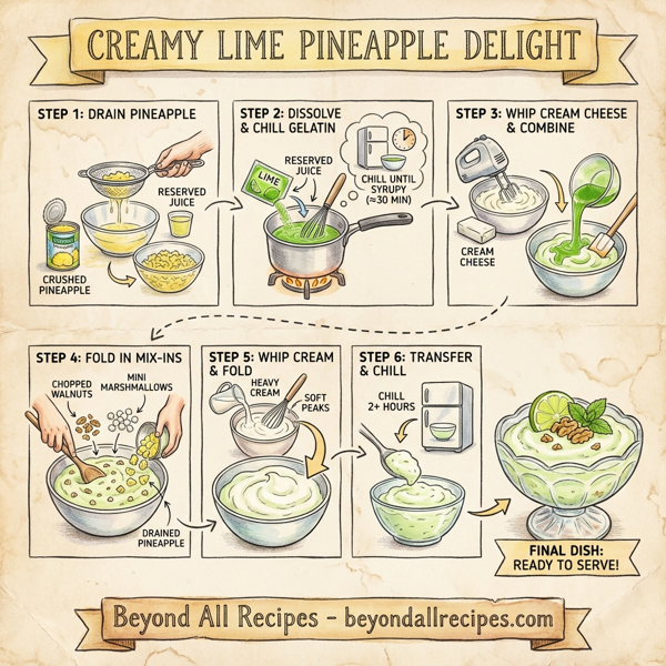 Creamy Lime Pineapple Delight instructions