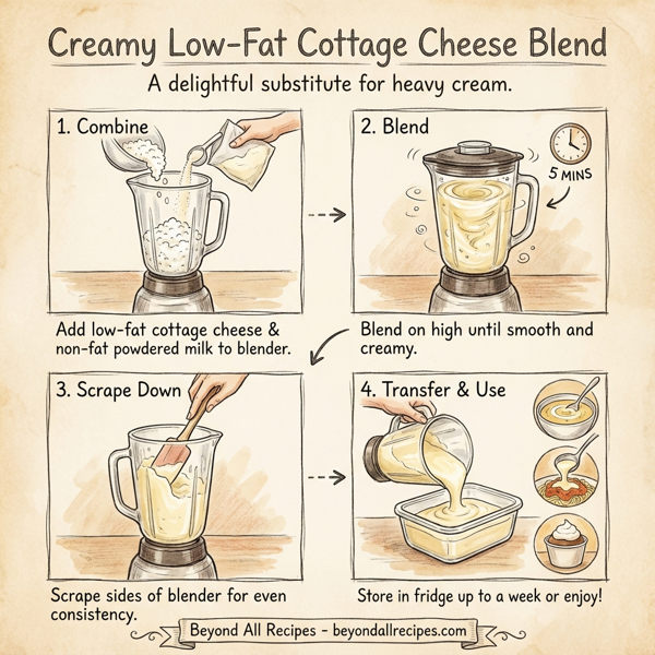 Creamy Low-Fat Cottage Cheese Blend instructions