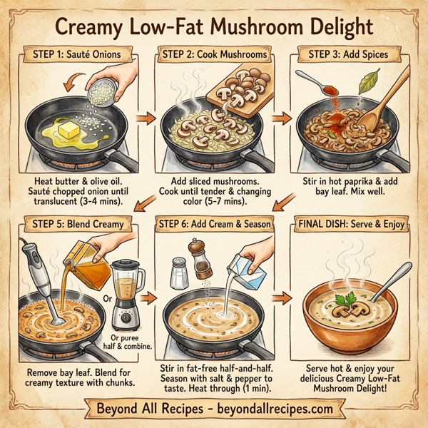 Creamy Low-Fat Mushroom Delight instructions