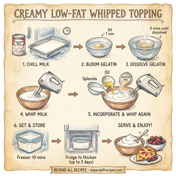 Creamy Low-Fat Whipped Topping instructions