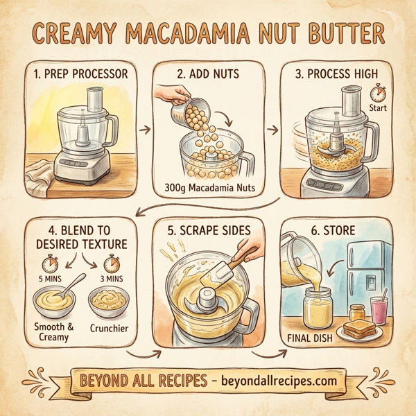 Creamy Macadamia Nut Butter instructions