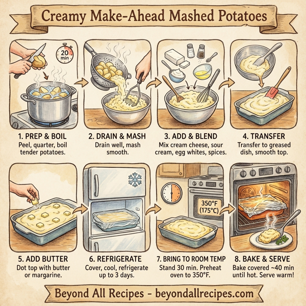 Creamy Make-Ahead Mashed Potatoes instructions