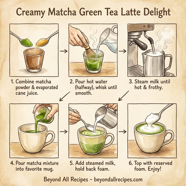 Creamy Matcha Green Tea Latte Delight instructions