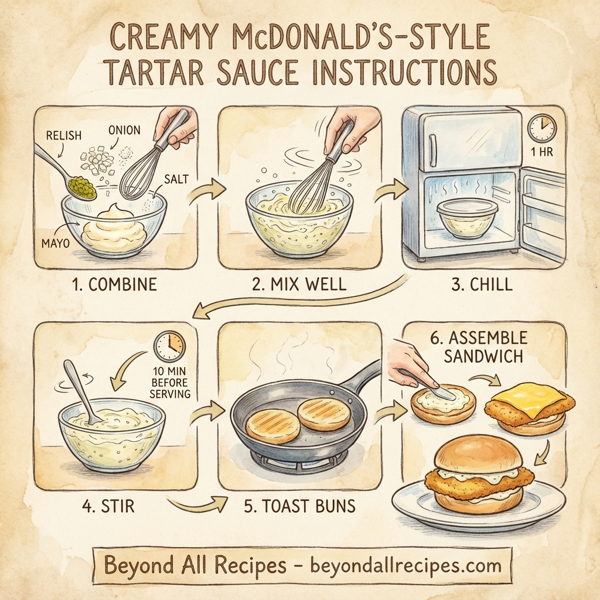 Creamy McDonald's-Style Tartar Sauce instructions