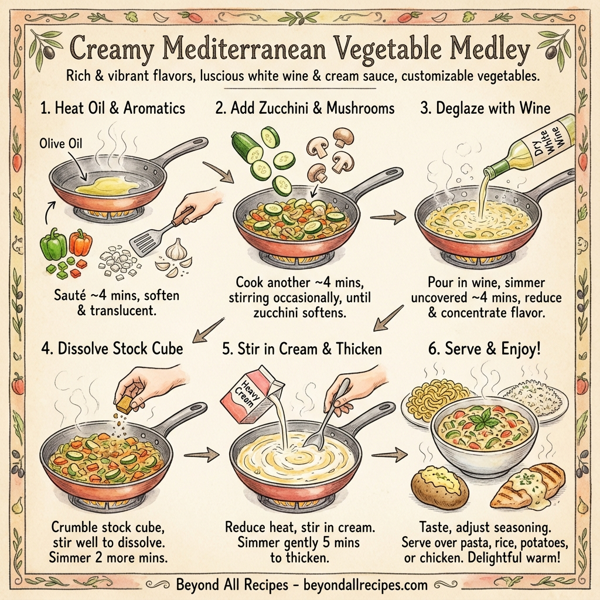 Creamy Mediterranean Vegetable Medley instructions