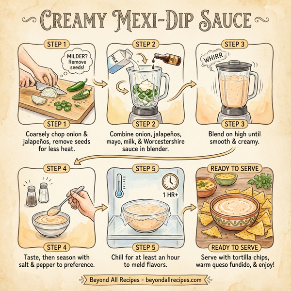 Creamy Mexi-Dip Sauce instructions