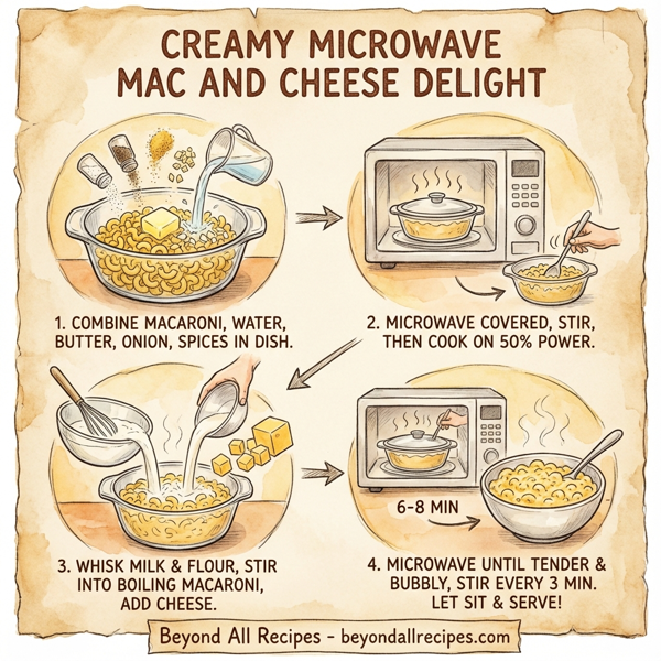 Creamy Microwave Mac and Cheese Delight instructions