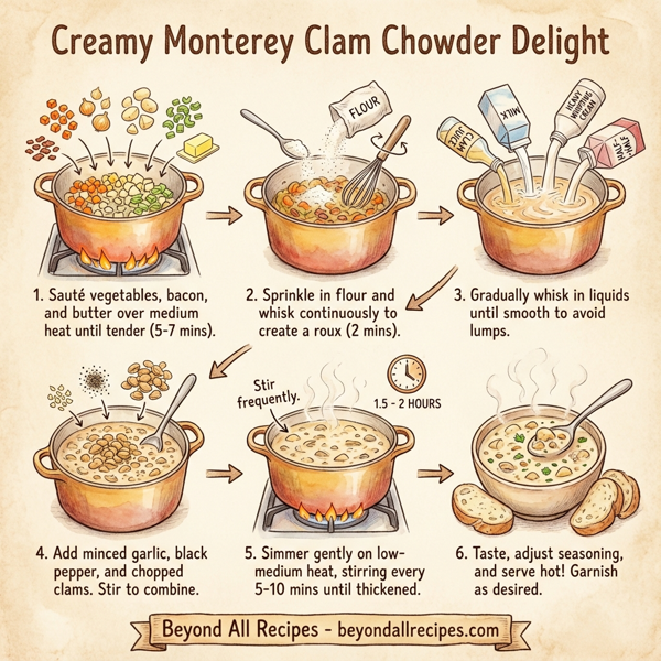 Creamy Monterey Clam Chowder Delight instructions