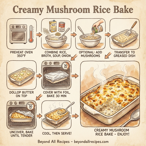 Creamy Mushroom Rice Bake instructions