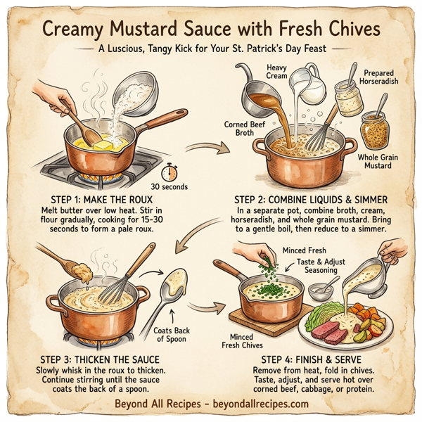 Creamy Mustard Sauce with Fresh Chives instructions