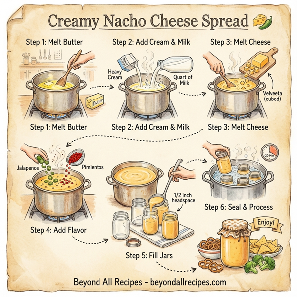 Creamy Nacho Cheese Spread instructions