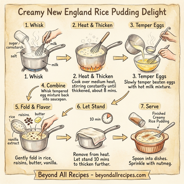 Creamy New England Rice Pudding Delight instructions