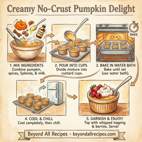 Creamy No-Crust Pumpkin Delight instructions
