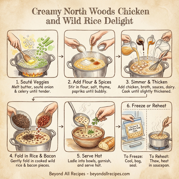 Creamy North Woods Chicken and Wild Rice Delight instructions