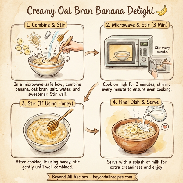 Creamy Oat Bran Banana Delight instructions