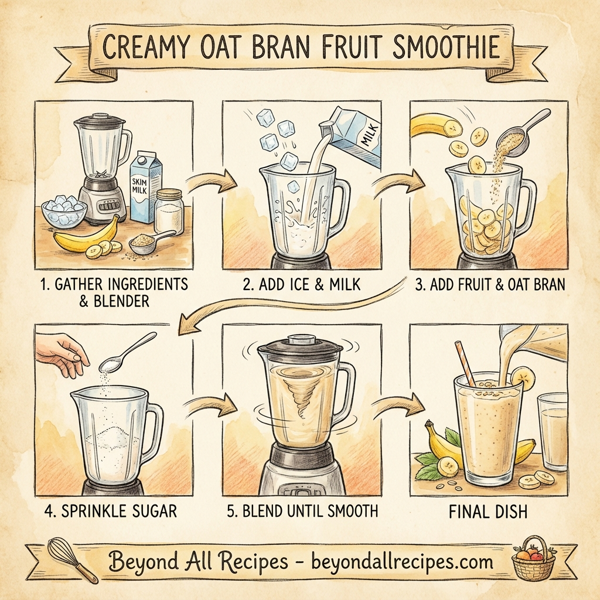 Creamy Oat Bran Fruit Smoothie instructions
