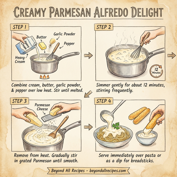 Creamy Parmesan Alfredo Delight instructions
