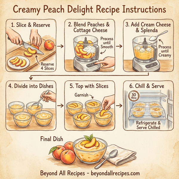 Creamy Peach Delight instructions