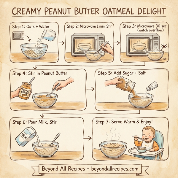 Creamy Peanut Butter Oatmeal Delight instructions
