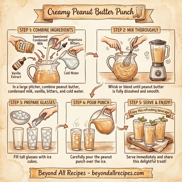 Creamy Peanut Butter Punch instructions