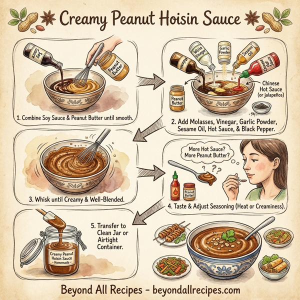 Creamy Peanut Hoisin Sauce instructions