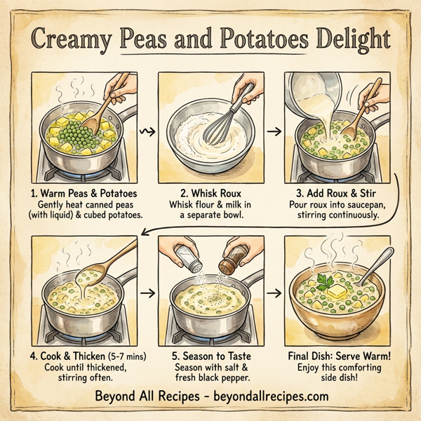 Creamy Peas and Potatoes Delight instructions