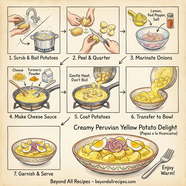 Creamy Peruvian Yellow Potato Delight instructions