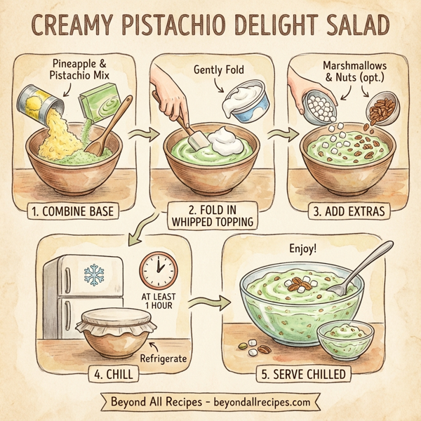 Creamy Pistachio Delight Salad instructions