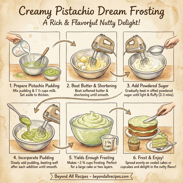 Creamy Pistachio Dream Frosting instructions