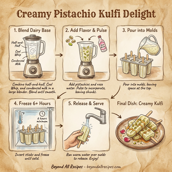 Creamy Pistachio Kulfi Delight instructions
